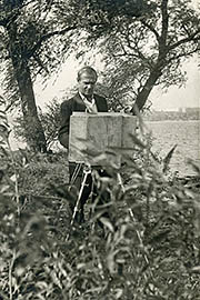On the bank of the Dnieper