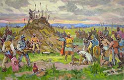 P.Redin painting Khazar prisoners