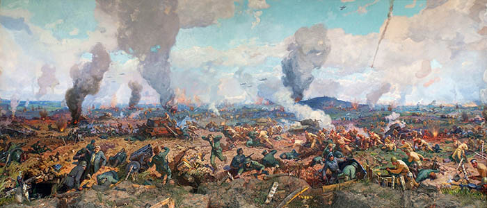 P. Redin Diorama At the final stage of the battle of Kursk. Battle near Akhtyrka