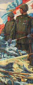 P. Redin painting Parade of Victory