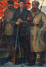 P. Redin painting People power
