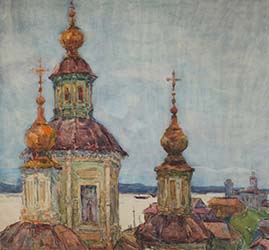P.Redin picture Over domes