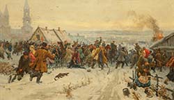 P.Redin picture Punitive detachment in Fedorovka village
