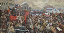 P.Redin picture The proclamation of Soviet authority in Alexandrovsk (Zaporozhye)